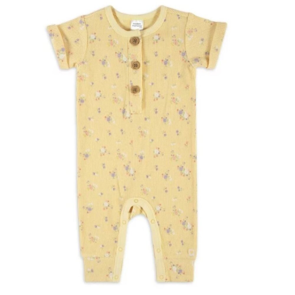 Modern Moments by Gerber Baby Girls Long Leg Romper Size 12Months
